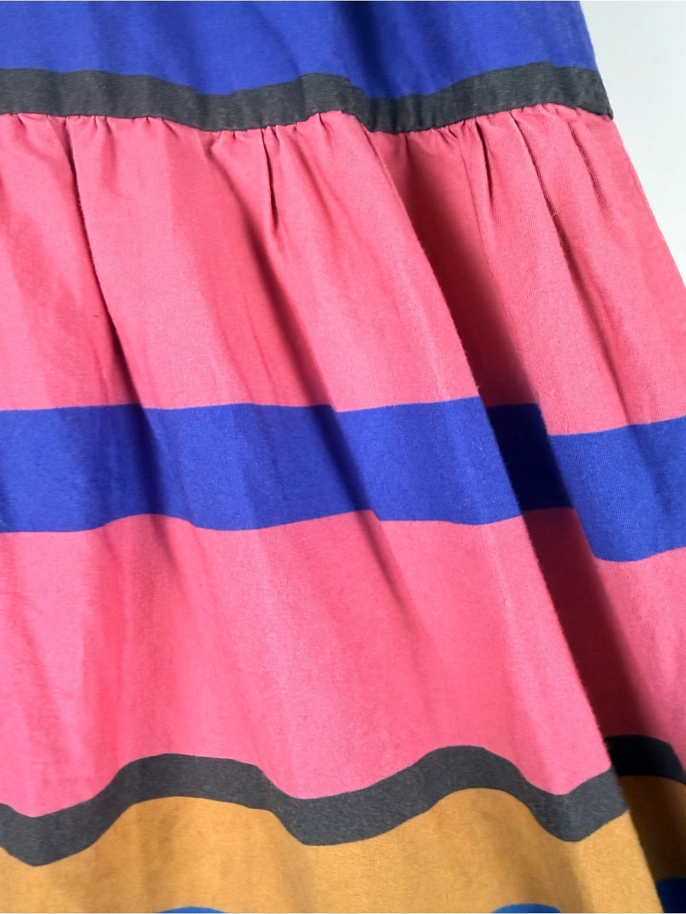 Staud Sea Tiered Striped Stretch Midi Skirt size 14 READ - Picture 11 of 11